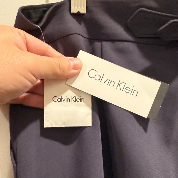 NWT Calvin Klein Modern Fit Trousers in Lilac size 10 - Picture 3 of 5